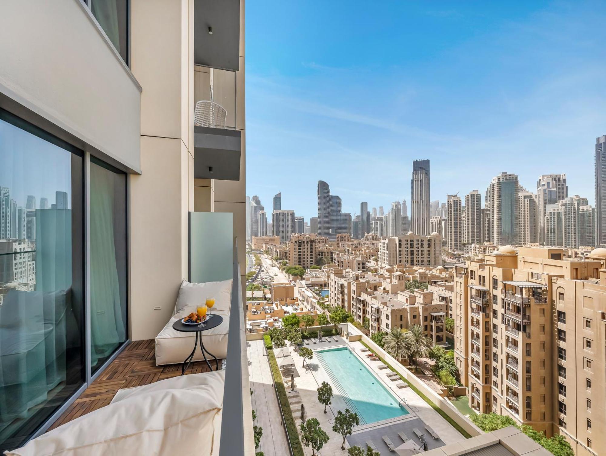 Smartstay At Burj Royale - Full Burj Khalifa View - Brand New Luxury Apartments Дубай Екстер'єр фото